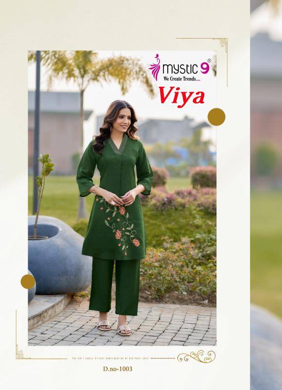 Mystic9 viya vol 1 coord set Fancy kurti wholesalers in Delhi
